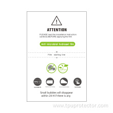 Anti-microbial TPU Screen Protector for Mobile Phone